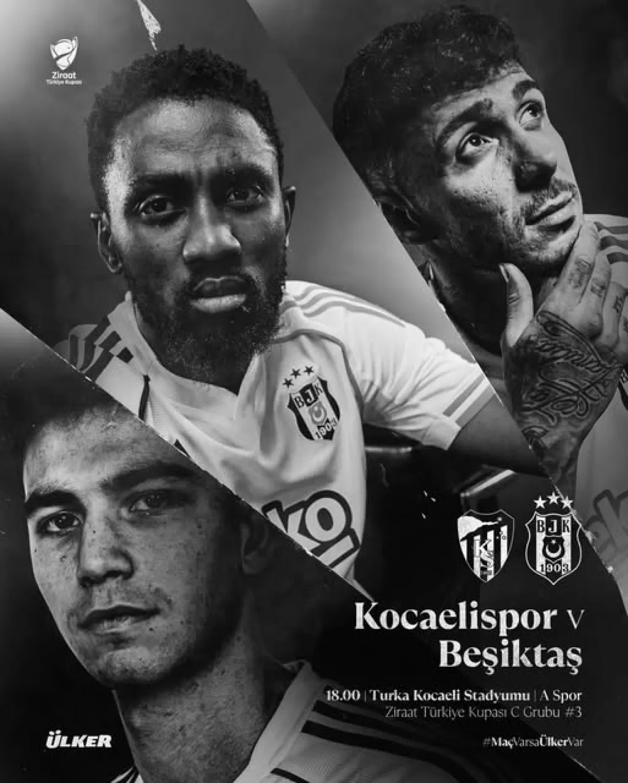 Beşiktaş, Ziraat Türkiye Kupası'nda Kocaelispor'la Karşılaşıyor