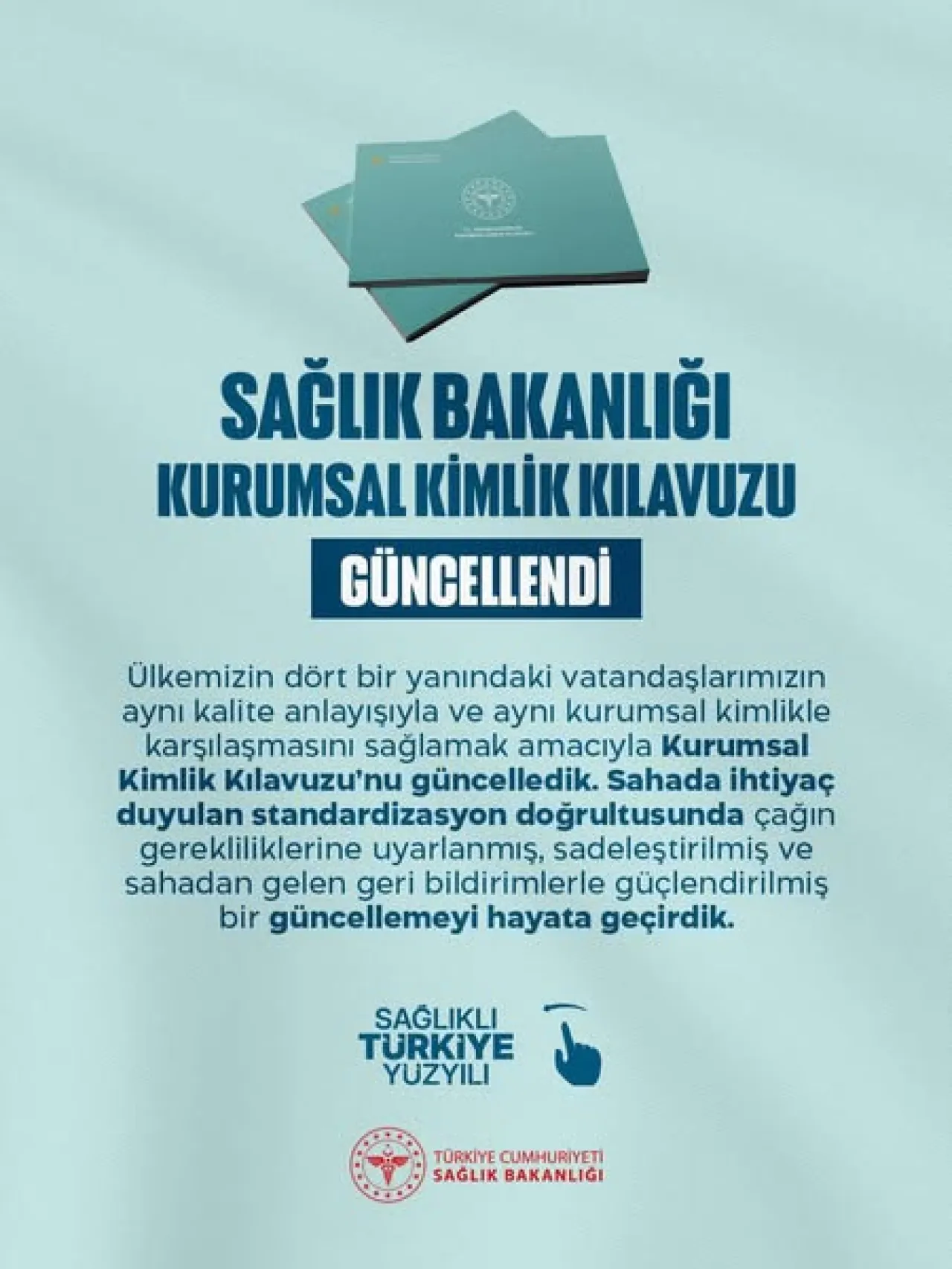 Sağlık Bakanlığı Kurumsal Kimlik Kılavuzu'nu Güncelledi