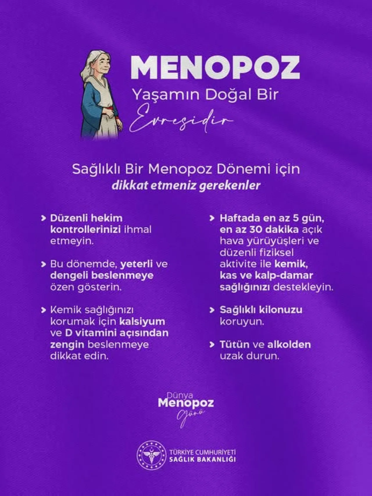 Menopoz Dönemini Sağlıklı Geçirmenin Yolları