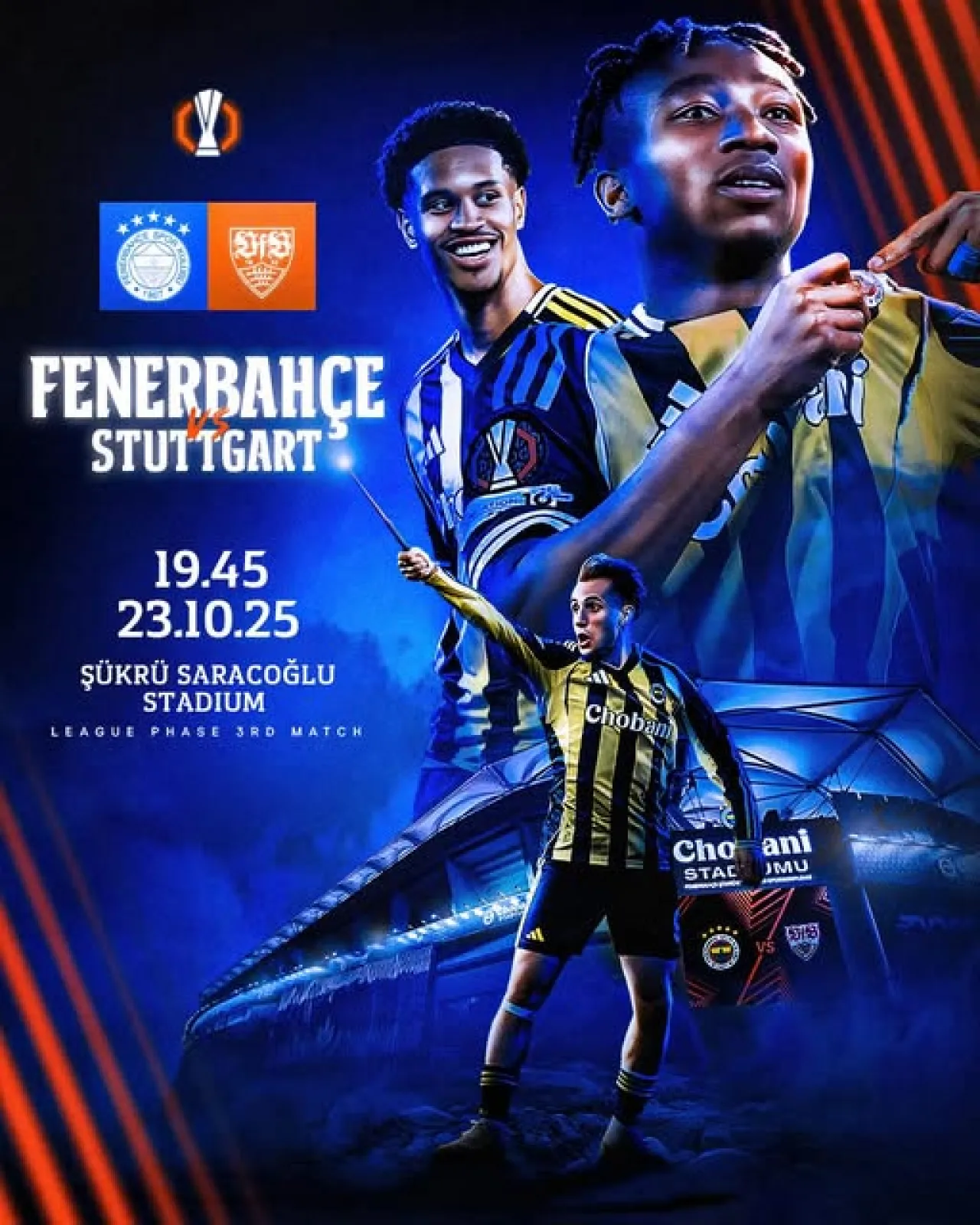 Fenerbahçe, UEFA Avrupa Ligi'nde Stuttgart'ı Ağırlayacak